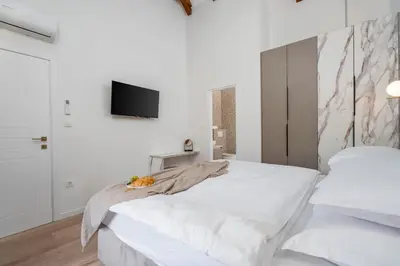 Krevet ili kreveti u jedinici u objektu Charming Villa Perina with private heated pool
