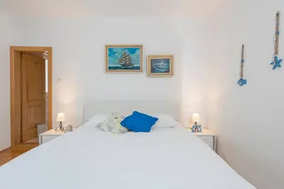 Krevet ili kreveti u jedinici u objektu Apartment in Hvar town historic center