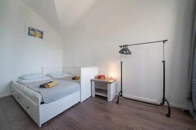Krevet ili kreveti u jedinici u objektu The Rooftop