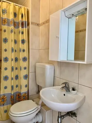 Kupaonica u objektu Apartment in Duce with sea view, balcony, air conditioning, WiFi 4174-10
