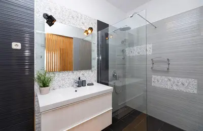 Kupaonica u objektu Villa Moon