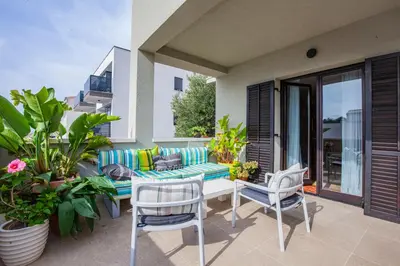Balkon ili terasa u objektu Apartmani Vale 2