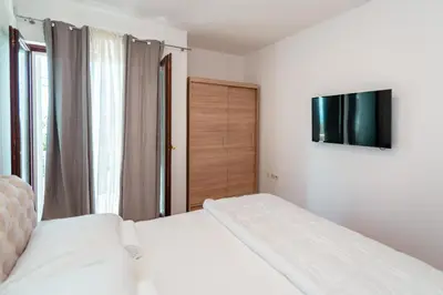 Krevet ili kreveti u jedinici u objektu Penthouse and rooms La Diva Adriatica