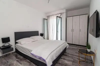 Krevet ili kreveti u jedinici u objektu Penthouse and rooms La Diva Adriatica