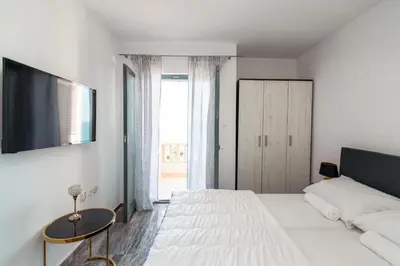 Krevet ili kreveti u jedinici u objektu Penthouse and rooms La Diva Adriatica