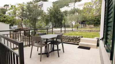 Vrt u objektu Mozart apartments