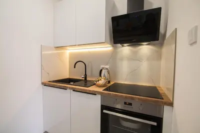 Kuhinja ili čajna kuhinja u objektu Family Apartments Brach - Free Parking