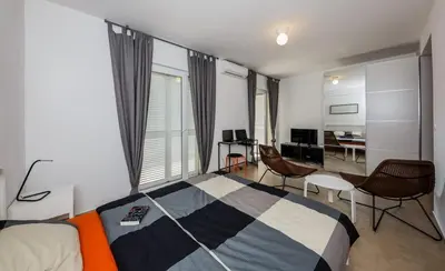 Krevet ili kreveti u jedinici u objektu Studio Apartment Stela
