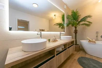 Kupaonica u objektu Apartment Vidra
