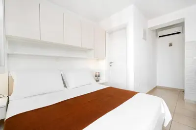 Krevet ili kreveti u jedinici u objektu Apartments and Rooms Vuleta, Close to the Beach