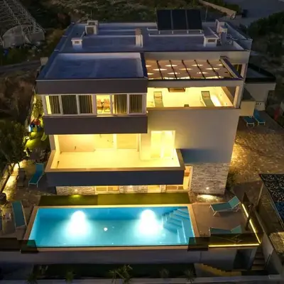 Apartman Oliva and Studio Delux for a family with swiming pool
