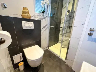 Kupaonica u objektu Apartman Lubina