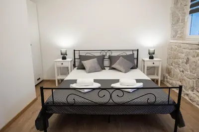 Krevet ili kreveti u jedinici u objektu Holiday Home Vrkic with Hot Tub
