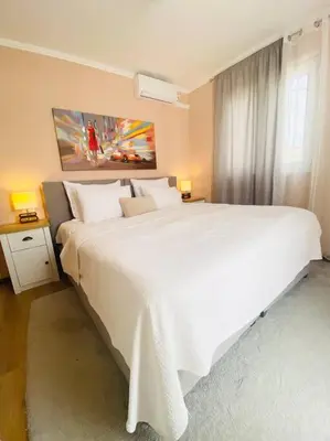 Krevet ili kreveti u jedinici u objektu seaview apartment - villa a’more