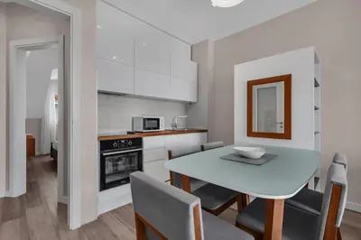Kuhinja ili čajna kuhinja u objektu Brotis - Apartment with sea view - Makarska Exklusiv