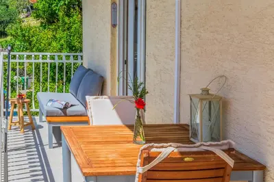 Balkon ili terasa u objektu Seaside Family Apartments