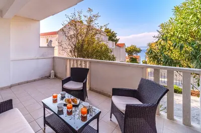 Balkon ili terasa u objektu Apartment Elmira - Charme Holidays