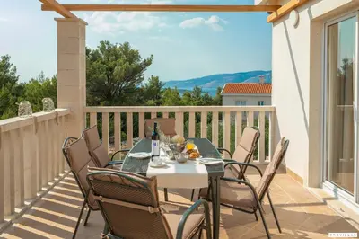 Balkon ili terasa u objektu Milla Hvar