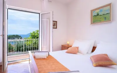 Krevet ili kreveti u jedinici u objektu Rinada - ZF Hvar