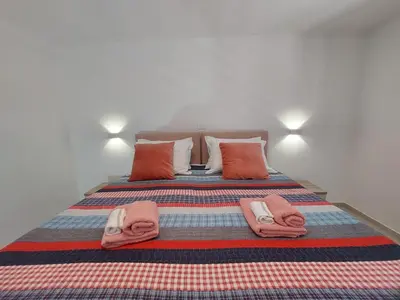 Krevet ili kreveti u jedinici u objektu Apartmani Elisa