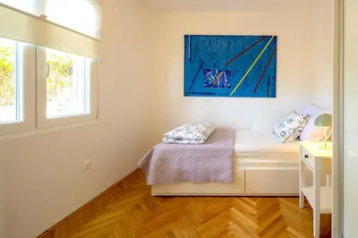 Krevet ili kreveti u jedinici u objektu Mediterranean Summer House