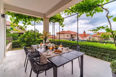 Balkon ili terasa u objektu Apartman A`Mare
