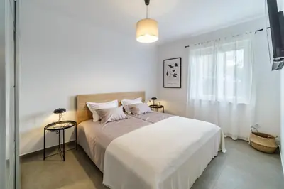 Krevet ili kreveti u jedinici u objektu Apartman A`Mare