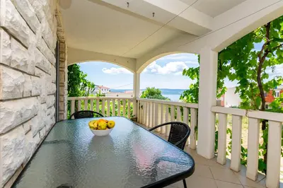 Balkon ili terasa u objektu Apartments Peaceful Place
