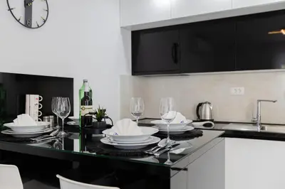 Kuhinja ili čajna kuhinja u objektu Apartment Bella