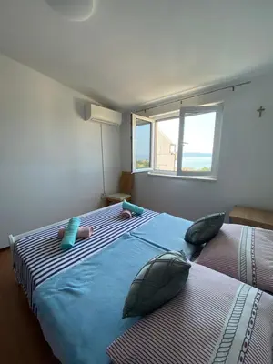 Krevet ili kreveti u jedinici u objektu Apartmani Agape