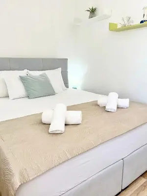 Krevet ili kreveti u jedinici u objektu Luxury apartment Aura
