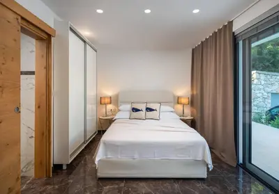 Krevet ili kreveti u jedinici u objektu Ultra Luxurious Hvar Villa 5 Bedrooms Villa Celestia