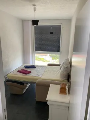 Krevet ili kreveti u jedinici u objektu APARTMAN U PRIZEMLJU S 2 SOBE