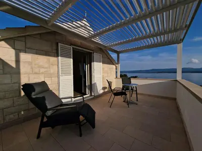 Balkon ili terasa u objektu Stress Free Garden Holiday house