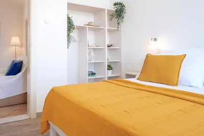 Krevet ili kreveti u jedinici u objektu Apartments ''Tri Sestrice'' - ZF Hvar