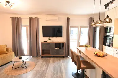 TV i/ili zabavni centar u objektu Apartment Mina Dream