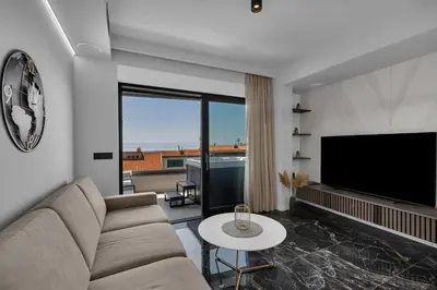 TV i/ili zabavni centar u objektu Lux Apartment Dolce Vita - Private HotTub