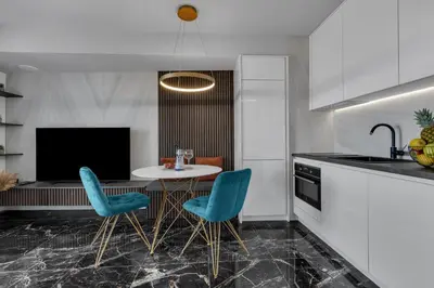 Kuhinja ili čajna kuhinja u objektu Lux Apartment Dolce Vita - Private HotTub