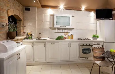 Kuhinja ili čajna kuhinja u objektu Villa Biston