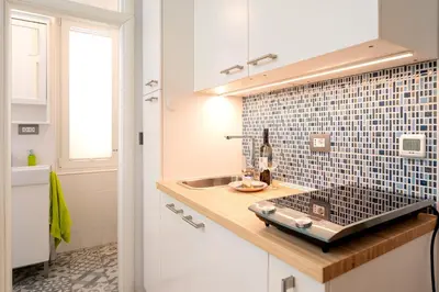 Kuhinja ili čajna kuhinja u objektu Clock Tower Apartment - ZF Hvar Center