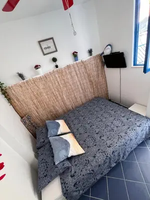 Krevet ili kreveti u jedinici u objektu TheReal Beachfront House BoniLu Croacia