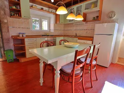 Kuhinja ili čajna kuhinja u objektu Holiday Home Mirna by Interhome
