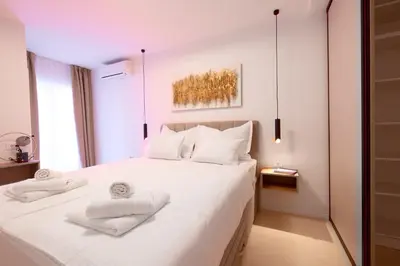 Krevet ili kreveti u jedinici u objektu Luxury Apartment Melita Makarska