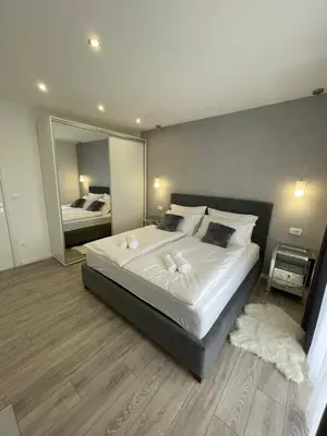 Krevet ili kreveti u jedinici u objektu J&D luxury apartment
