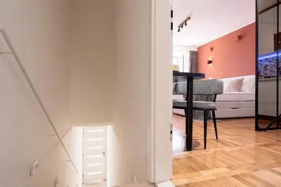 Krevet ili kreveti u jedinici u objektu Fingerprint Central Apartment 5 min from Center & Beach
