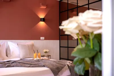 Krevet ili kreveti u jedinici u objektu Fingerprint Central Apartment 5 min from Center & Beach