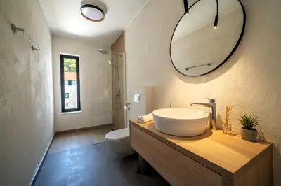 Kupaonica u objektu Seafront Villa Serenita