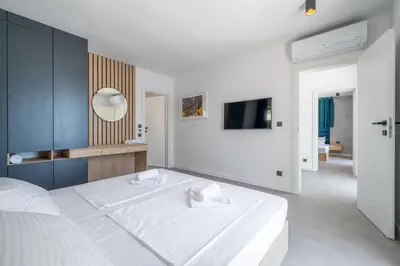 Krevet ili kreveti u jedinici u objektu Seafront Villa Serenita