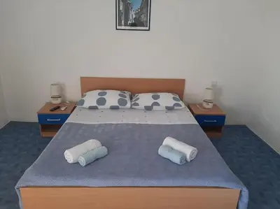 Krevet ili kreveti u jedinici u objektu Kuća za odmor u blizini Splita