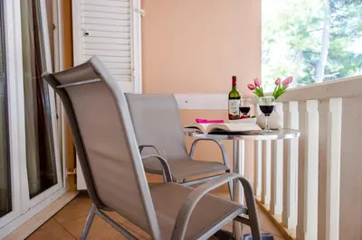 Balkon ili terasa u objektu Beach Lavica Premium Apartments Oasis of peace